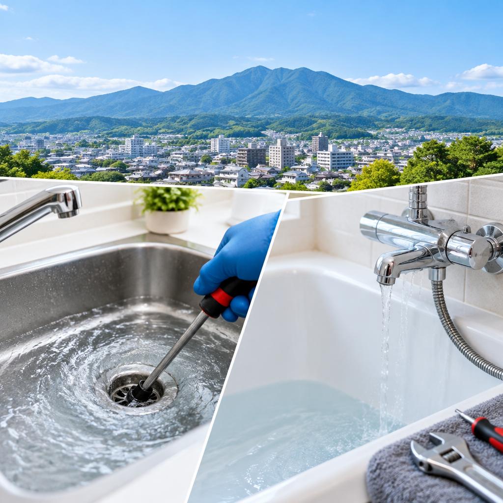 水道つまりも風呂の水漏れも、伊勢原市へ即日対応。水回りの不安を、確かな見積もりと迅速な修理で安心に変えます。